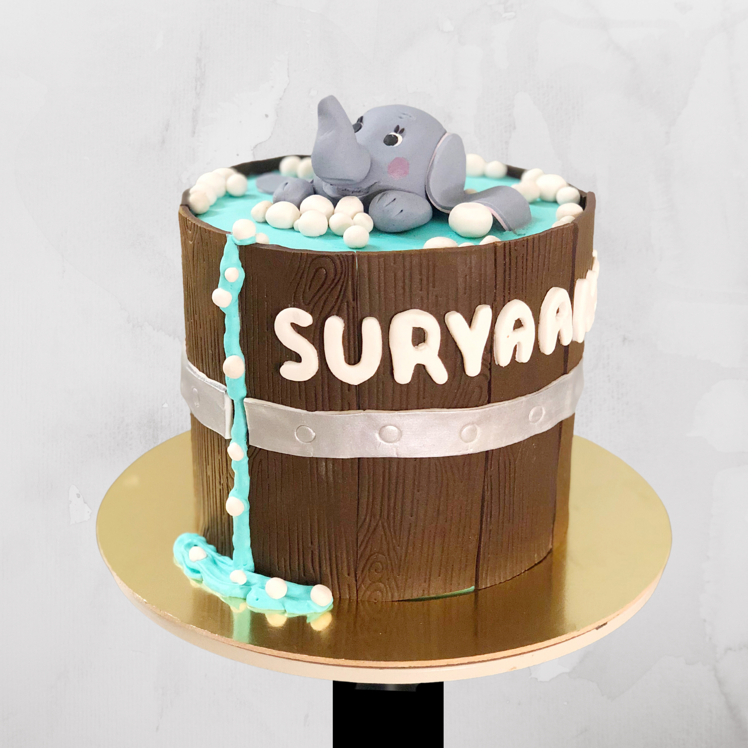 Elephant Bathtub Cake